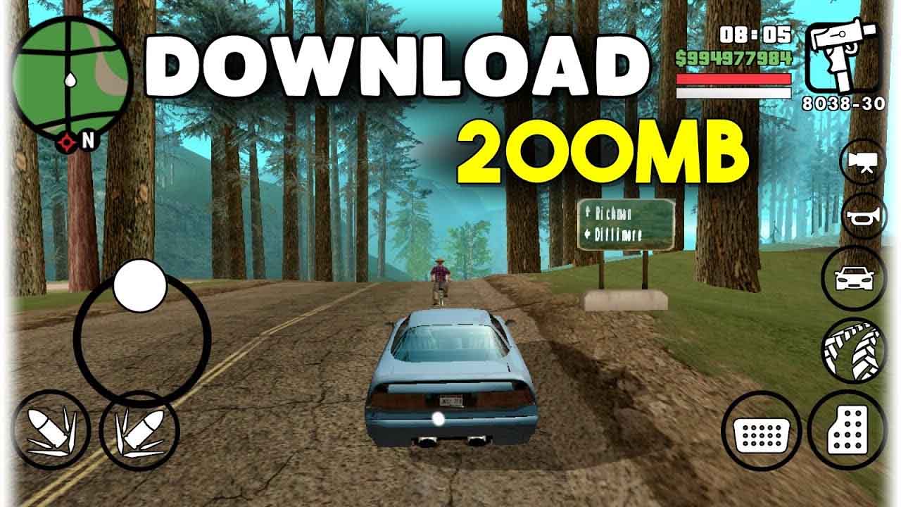 200MB] Download GTA San Andreas Lite APK (Highly Compressed) +