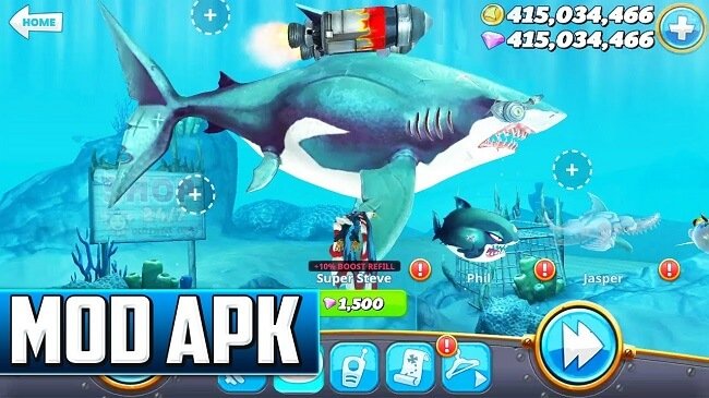 Hungry shark world mod apk