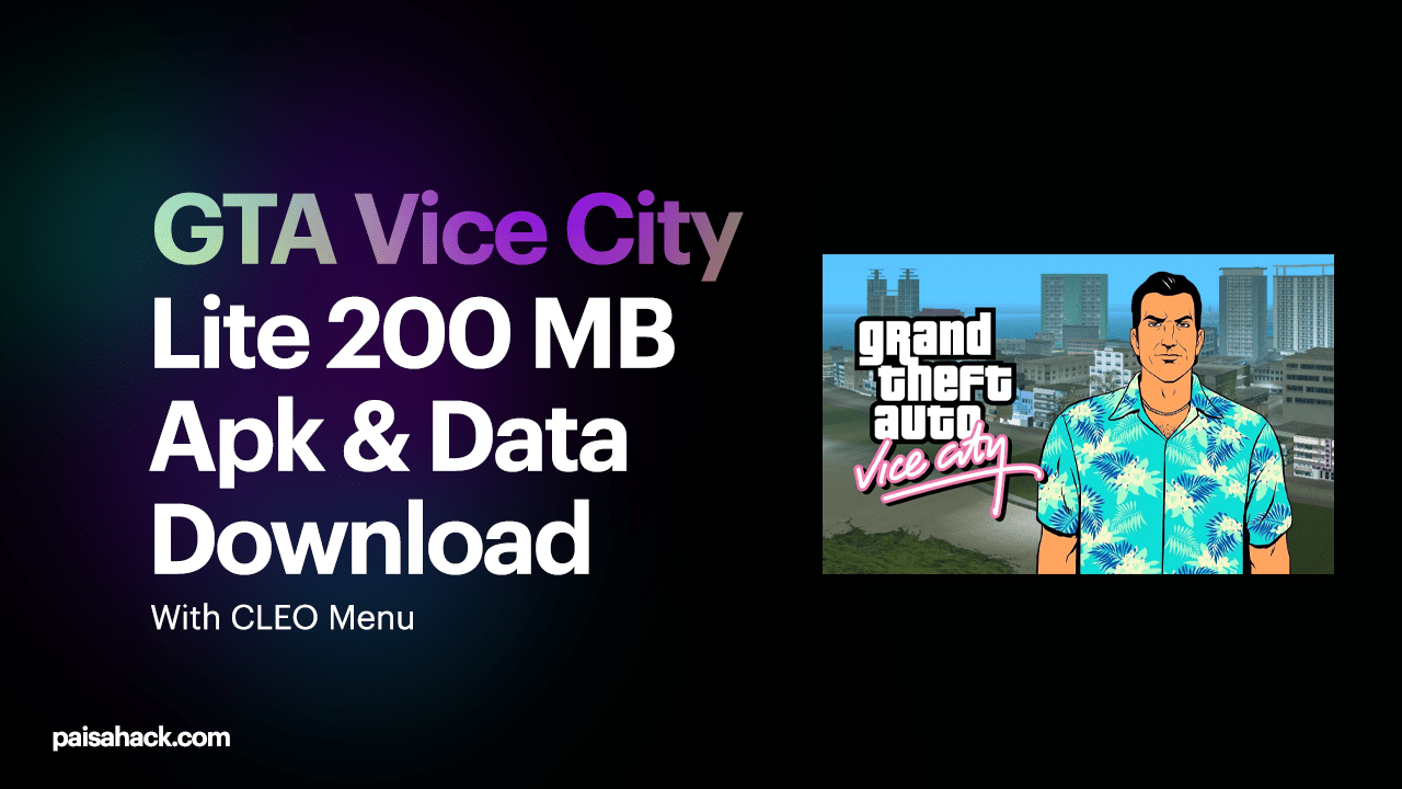 GTA Vice City LITE Oficial (200mb) - Todas as GPU's